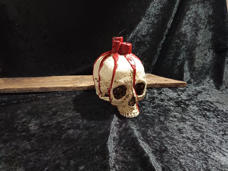 Erloschener Ritualschädel