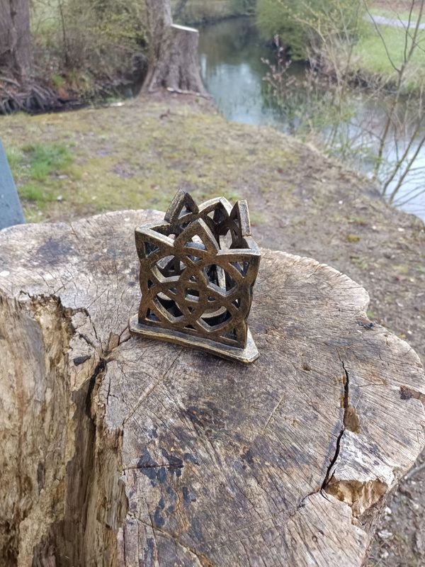 Verziertes Tischlicht