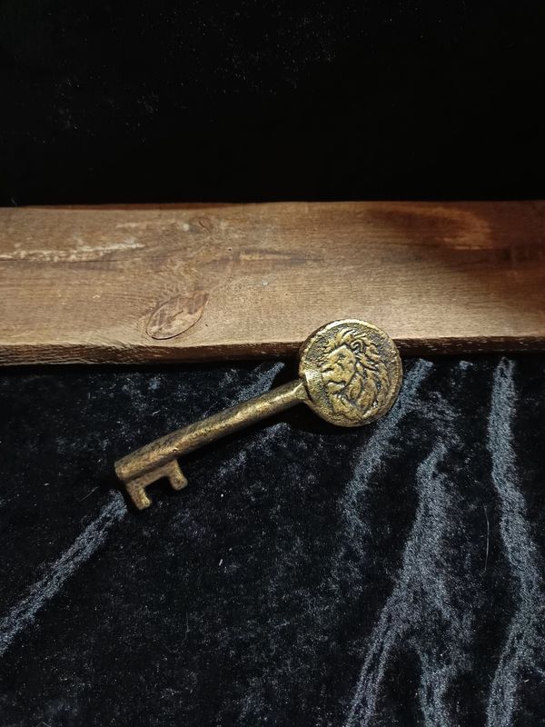 Schlüssel (messingoptik/Löwe)
