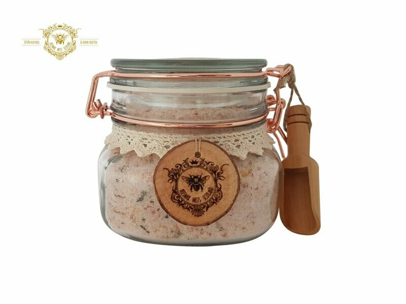 Himalayan Rose Lavender Hibiscus & Marigold Bath Salts