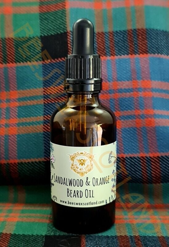Sandalwood & Orange Beard Oil  (50ml)
