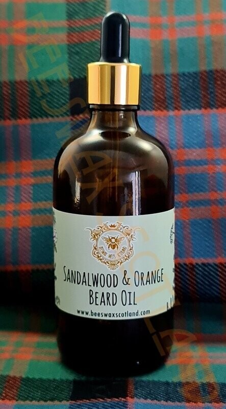 Sandalwood & Orange Beard Oil  (100ml)