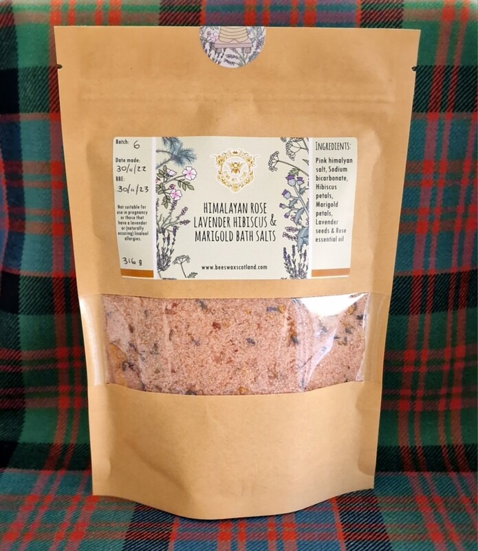 Himalayan Rose Lavender Hibiscus & Marigold Bath Salts Refill