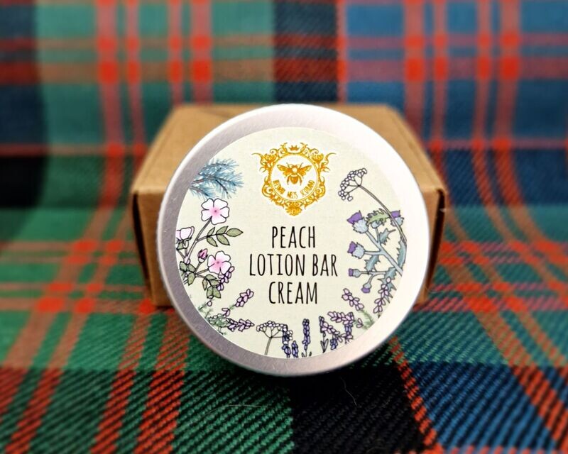 Peach Lotion Bar Cream (15g)