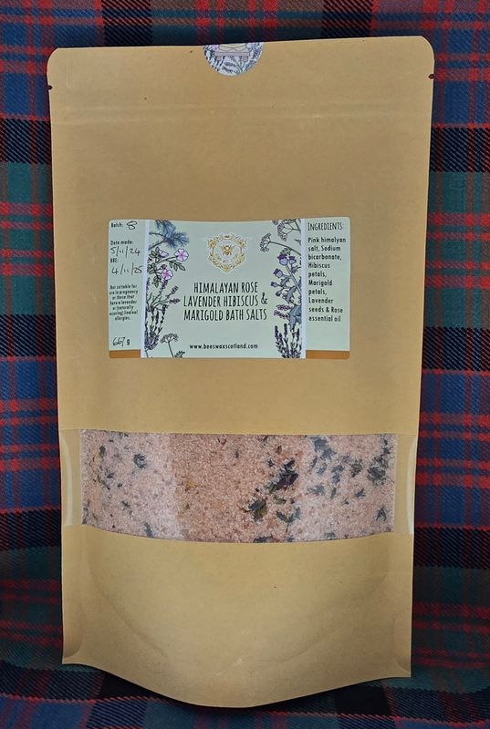 Himalayan Rose Lavender Hibiscus & Marigold Bath Salts Refill