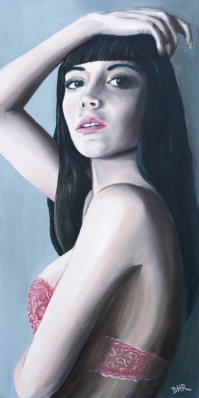 BRITTANY oil painting 15&quot; X 30&quot;