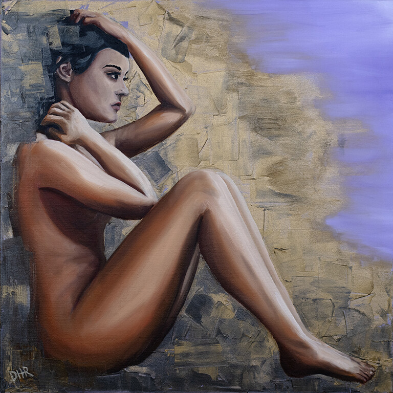 MY SHADOWS oil painting 24&quot; x 24&quot;