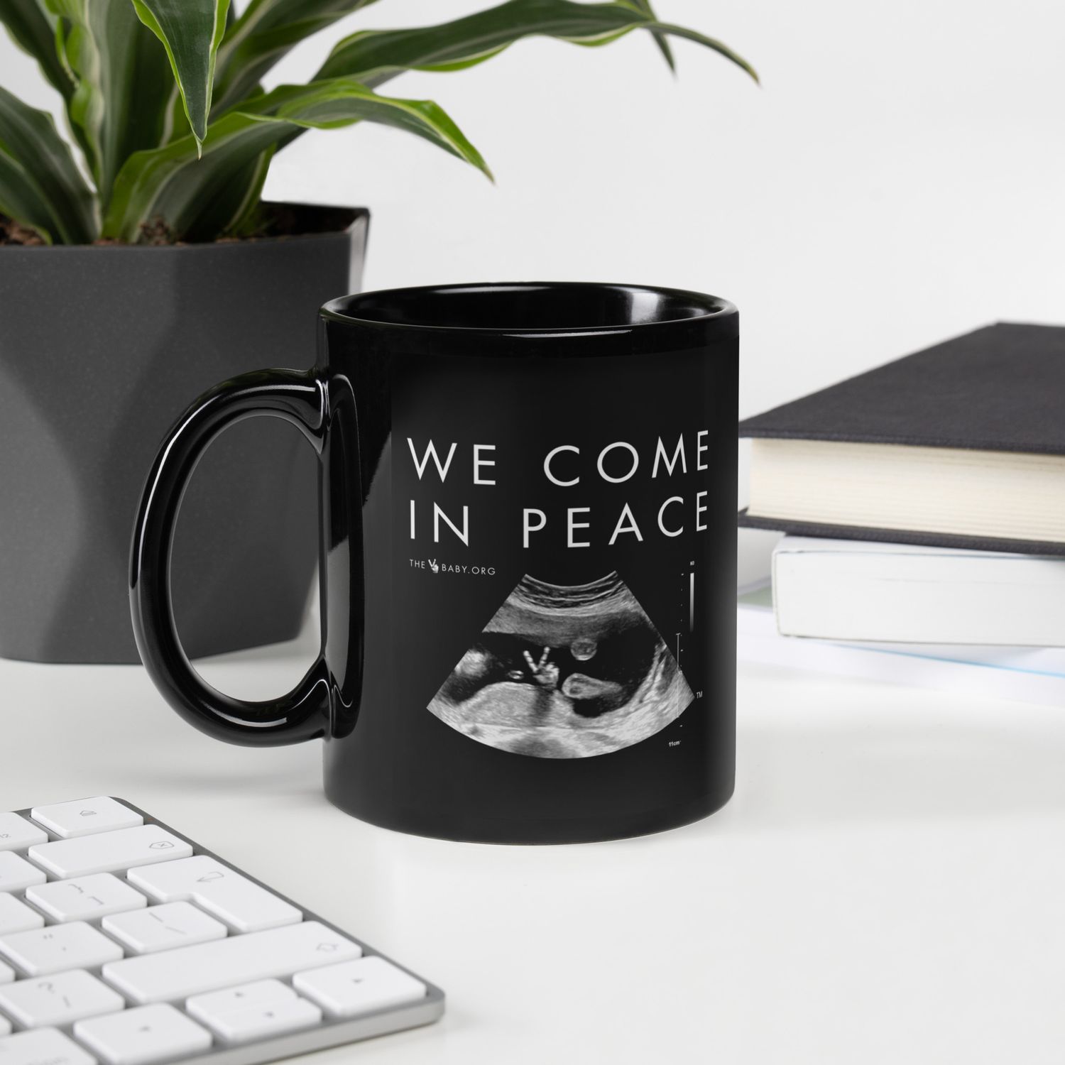 Black Glossy Mug