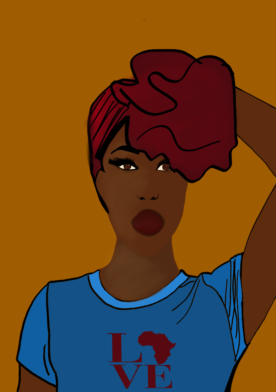 Love Thy Self | Art Print (Choose Your Favorite Color or Style)