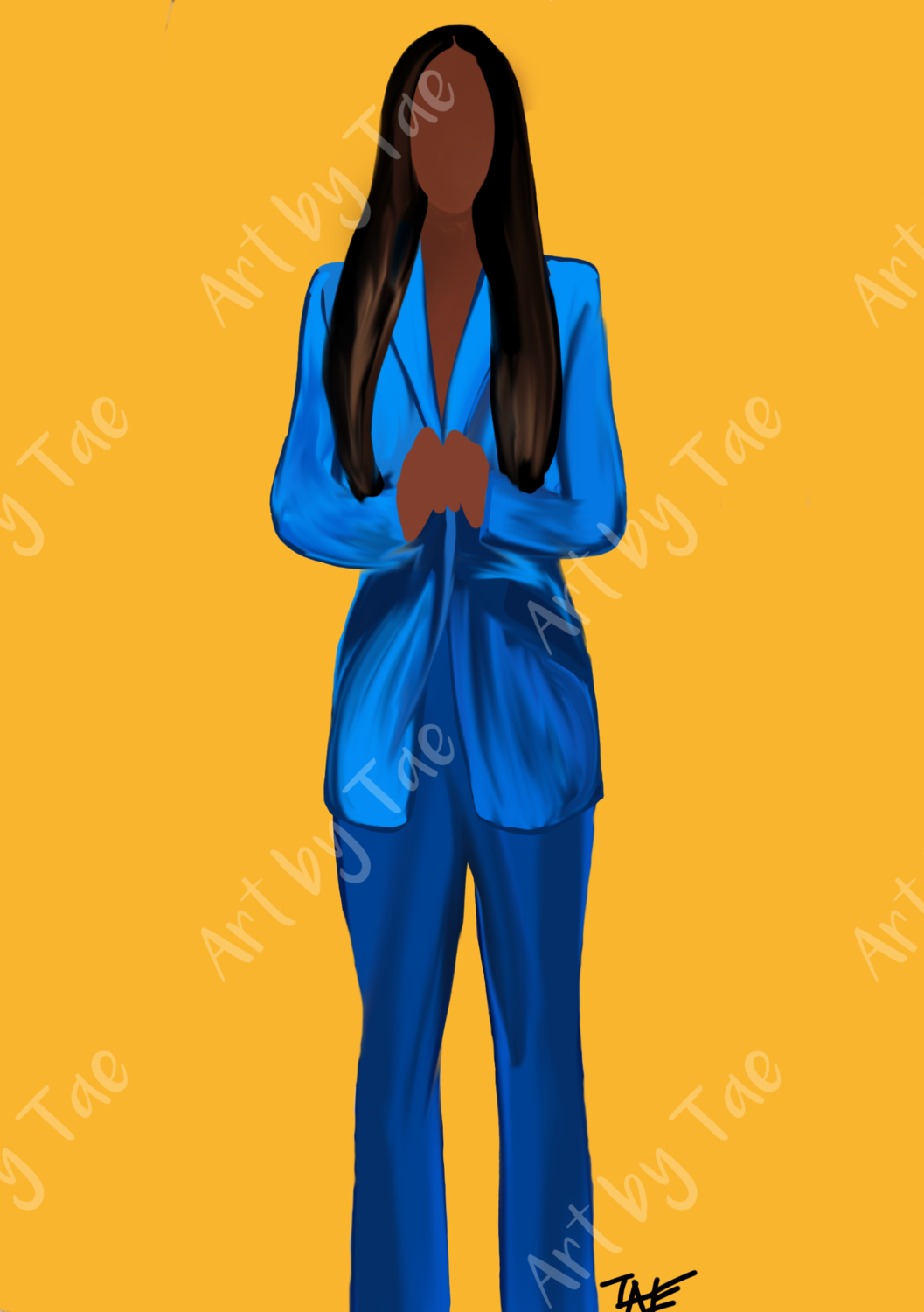 All Business | Art Print (Choose Your Favorite Color or Style)