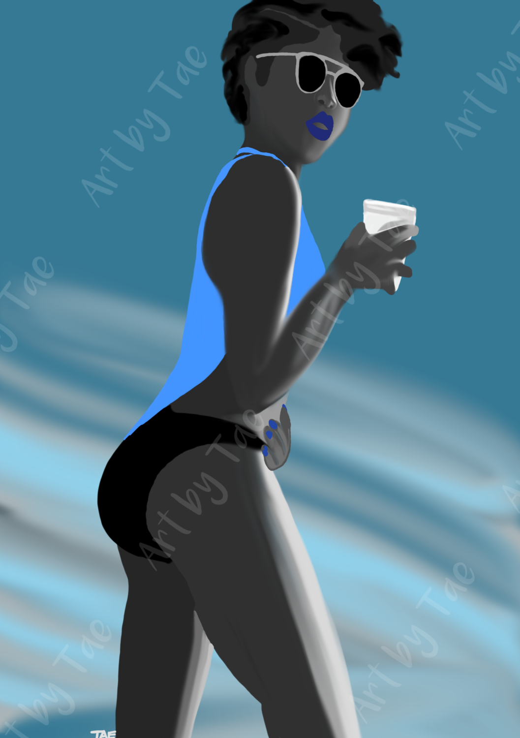 Summer Time Fine | Art Print (Choose Your Favorite Color or Style)