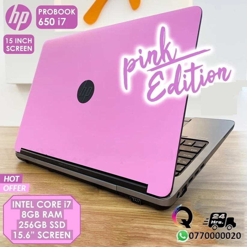 HP ProBook 650 Pink Edition Core i7 15-inch Laptop