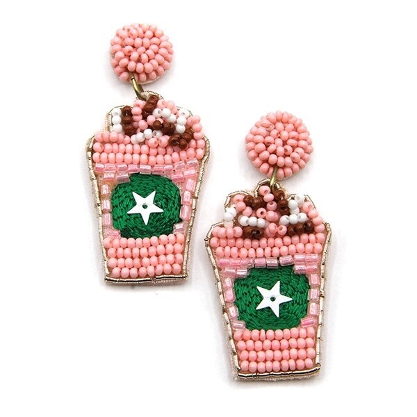 Pink Drink Earrings