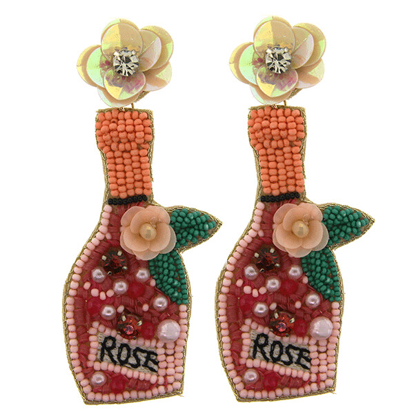 Sip Sip Rose Earrings