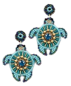 Blue Water Earrings