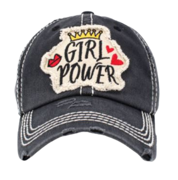 Girl Power Cap Black