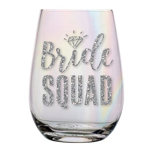 Bride Squad Stemless Glass