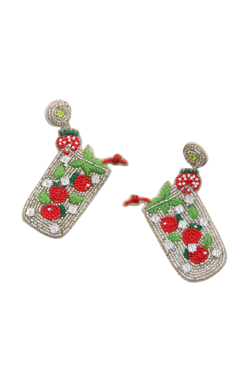 Strawberry Mojito Earrings