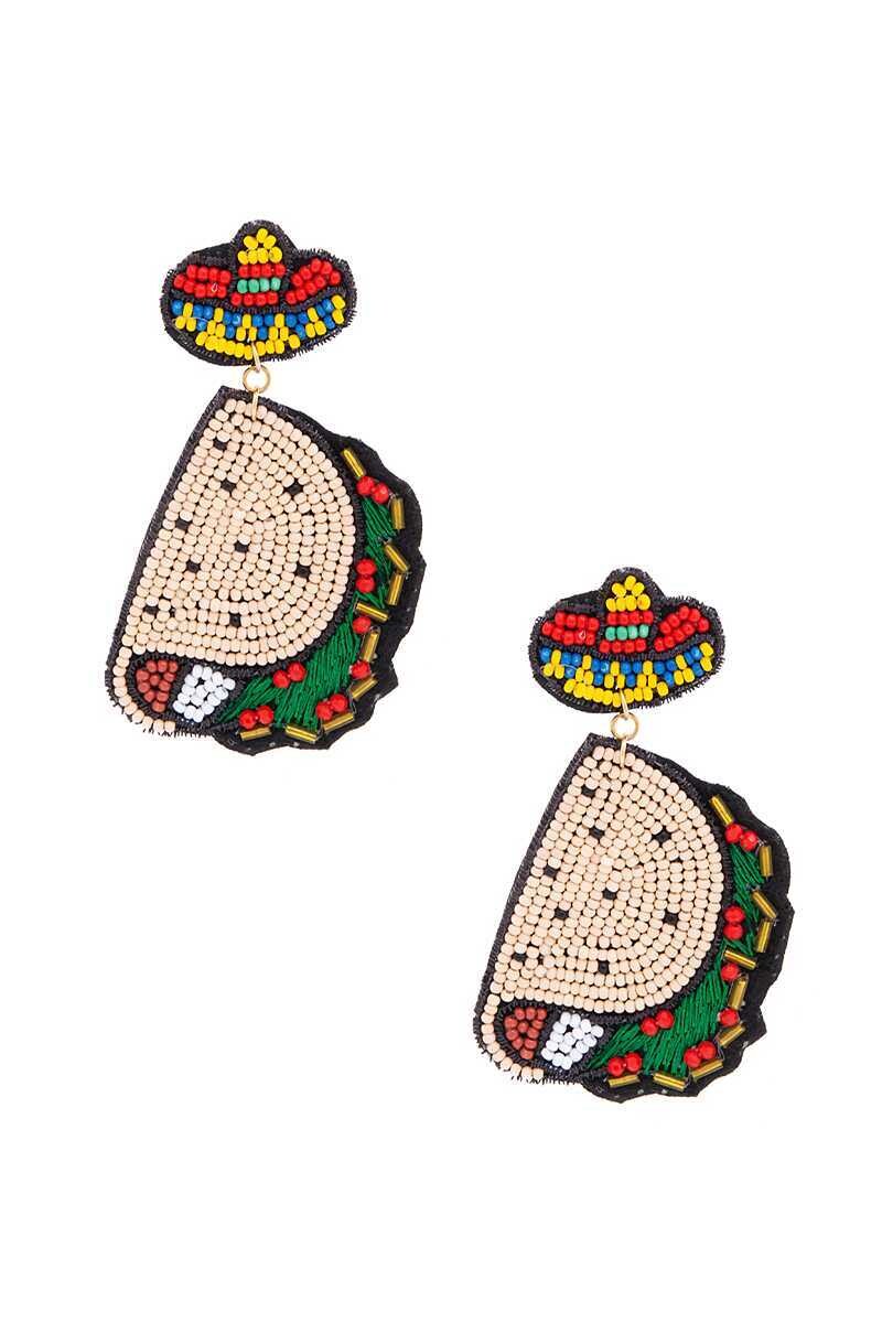 Senor Taco Earrings