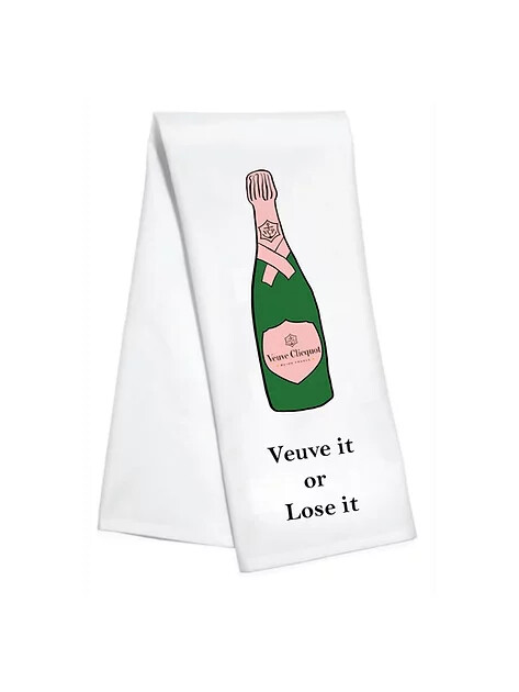 Veuve it or Lose It Kitchen Towel