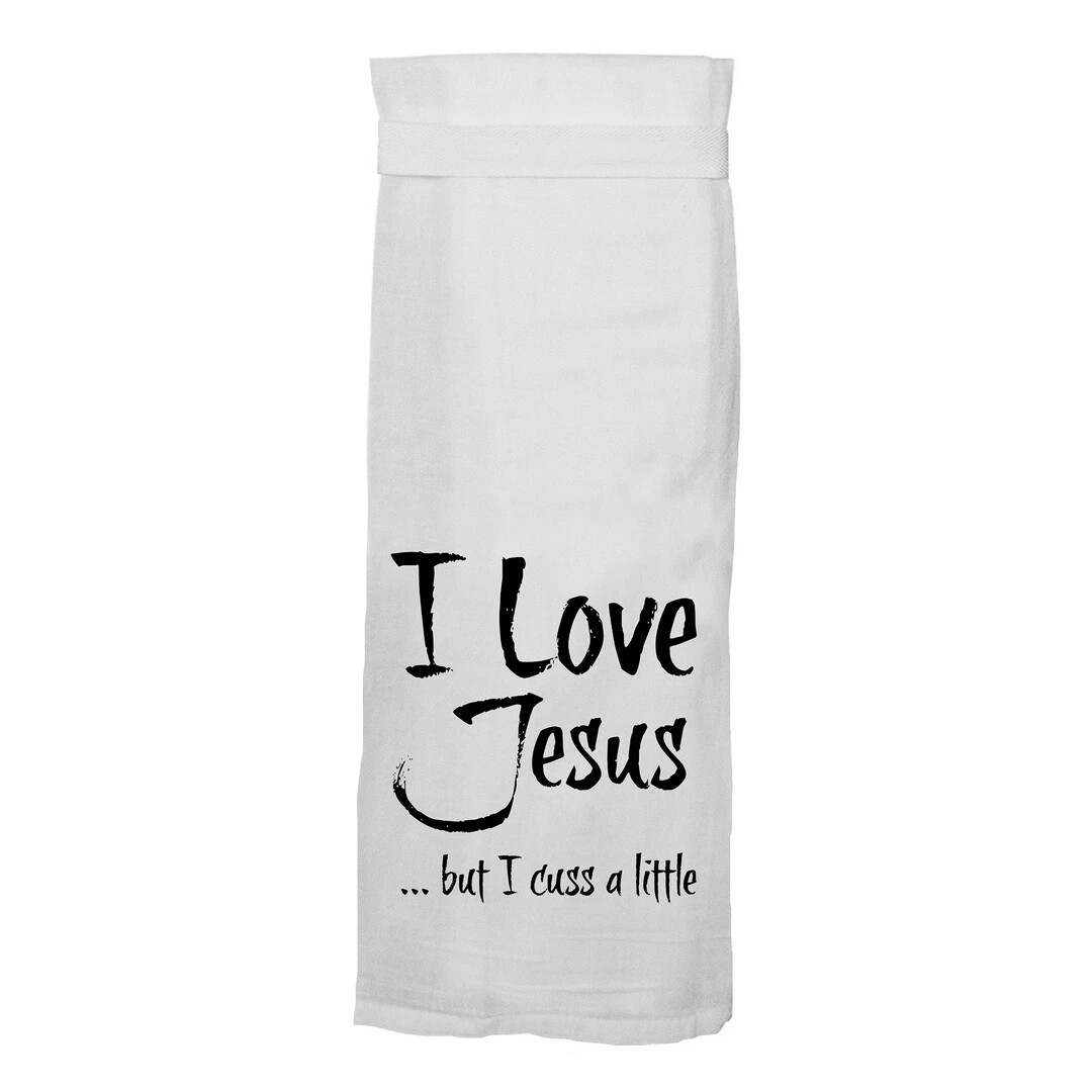 Jesus Cuss Twisted Towel