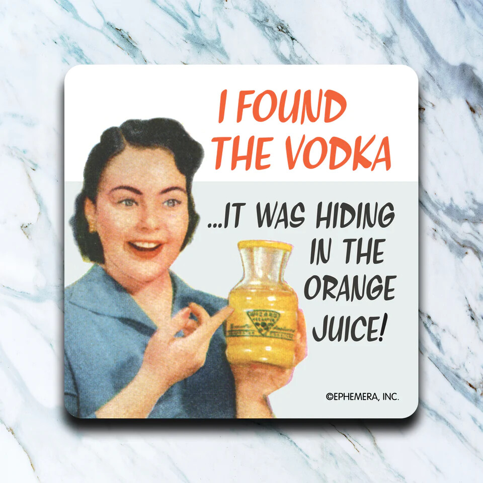 Vodka Hiding Coaster