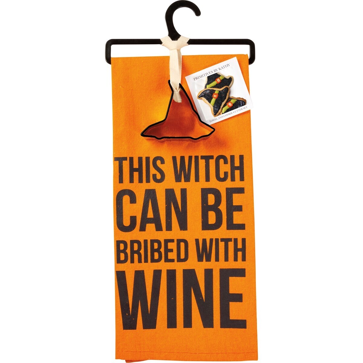 Witch Can Be Bribed With Wine Towel & Cutter Set 
