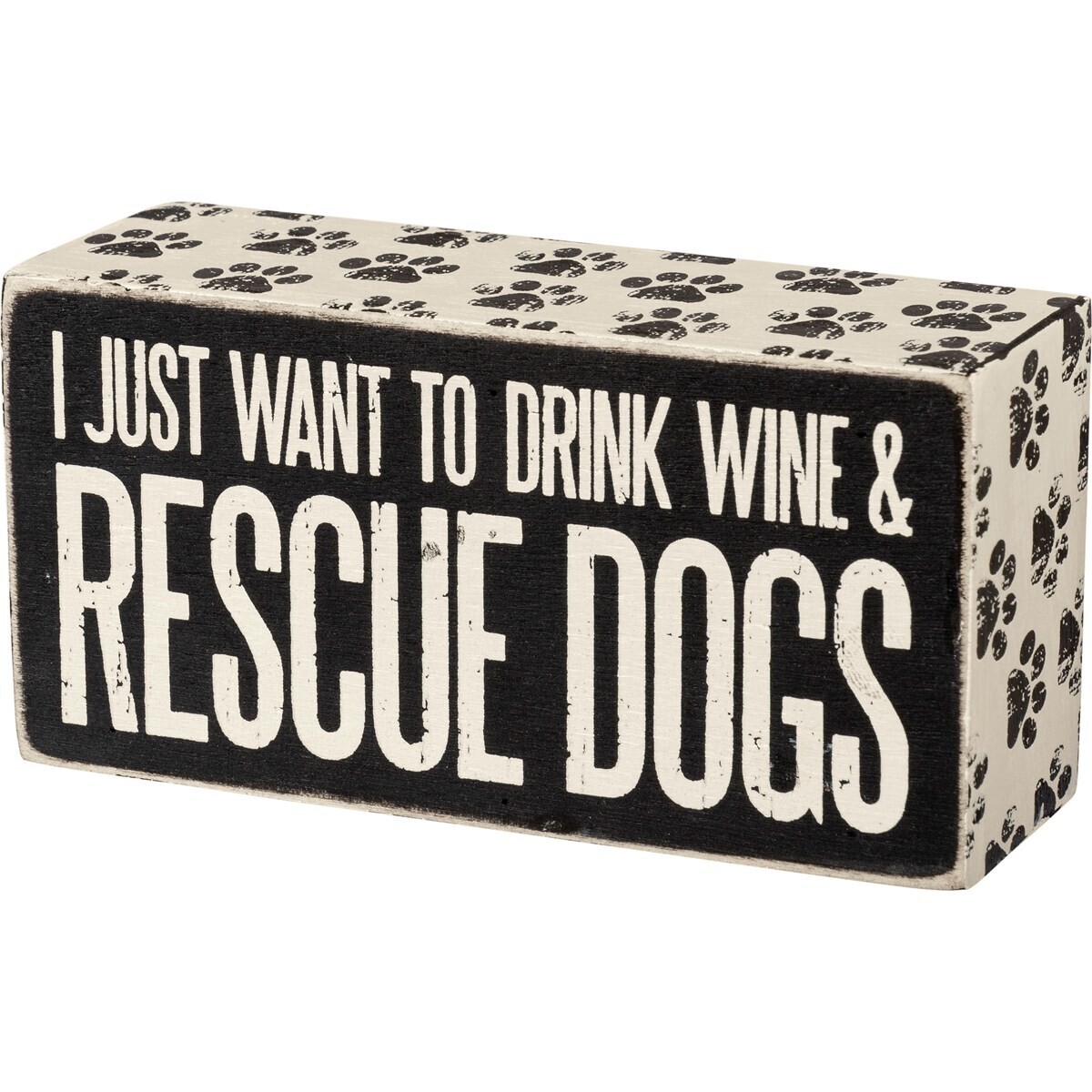 Rescue Dogs Box Sign