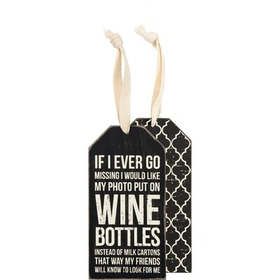 Wine Bottles Bottle Tag 