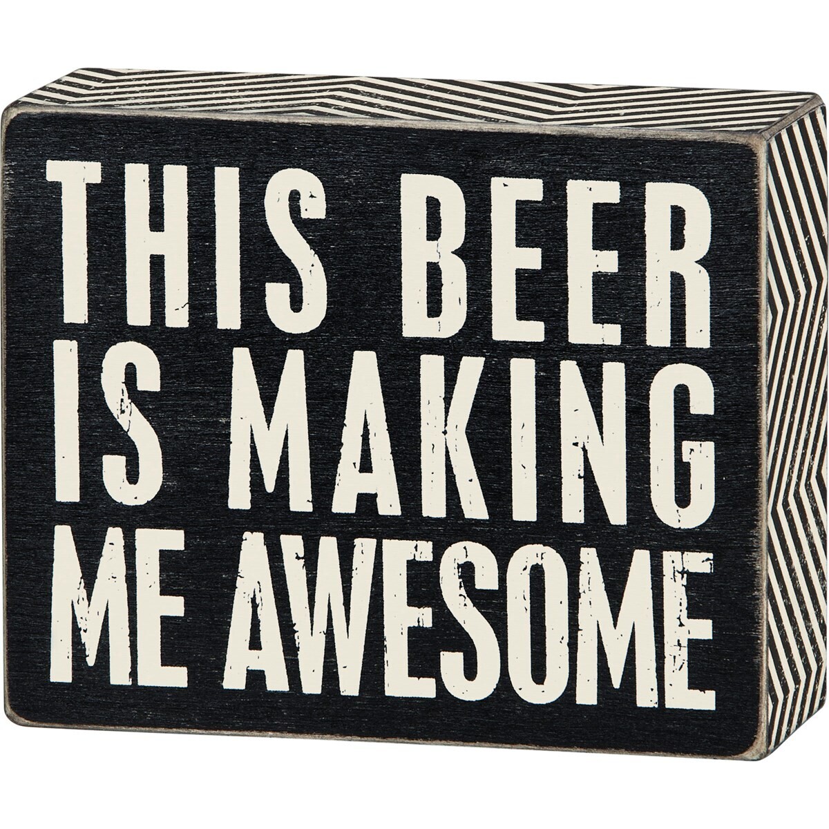 Beer Awesome Box Sign