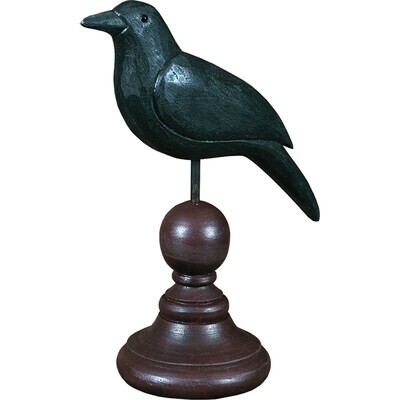 Crow On Spindle By Kathy