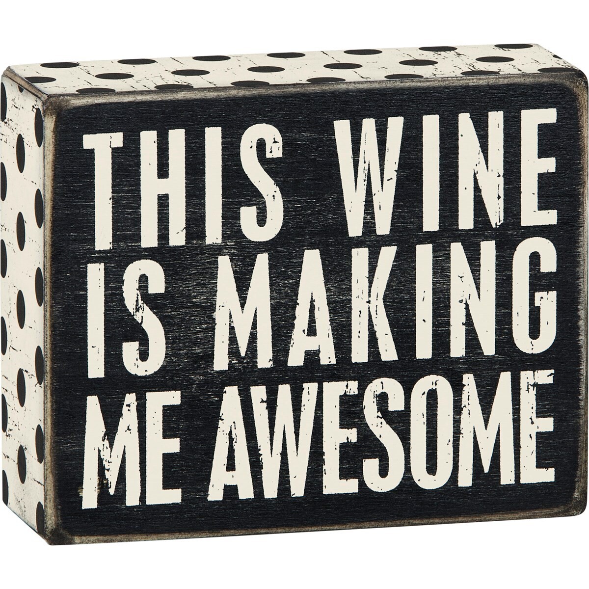 Wine Awesome Box Sign