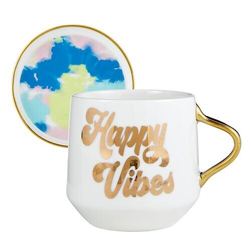 Mug Lid - Happy Vibe 