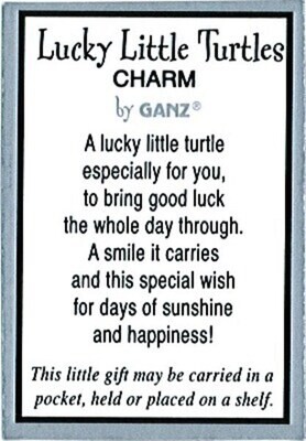 Turtle Charm By Ganz
