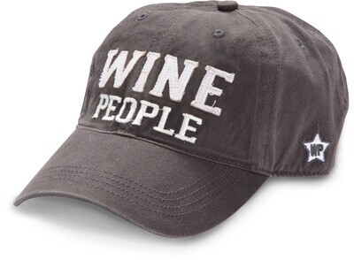 Wine People Hat - Dark Gray 