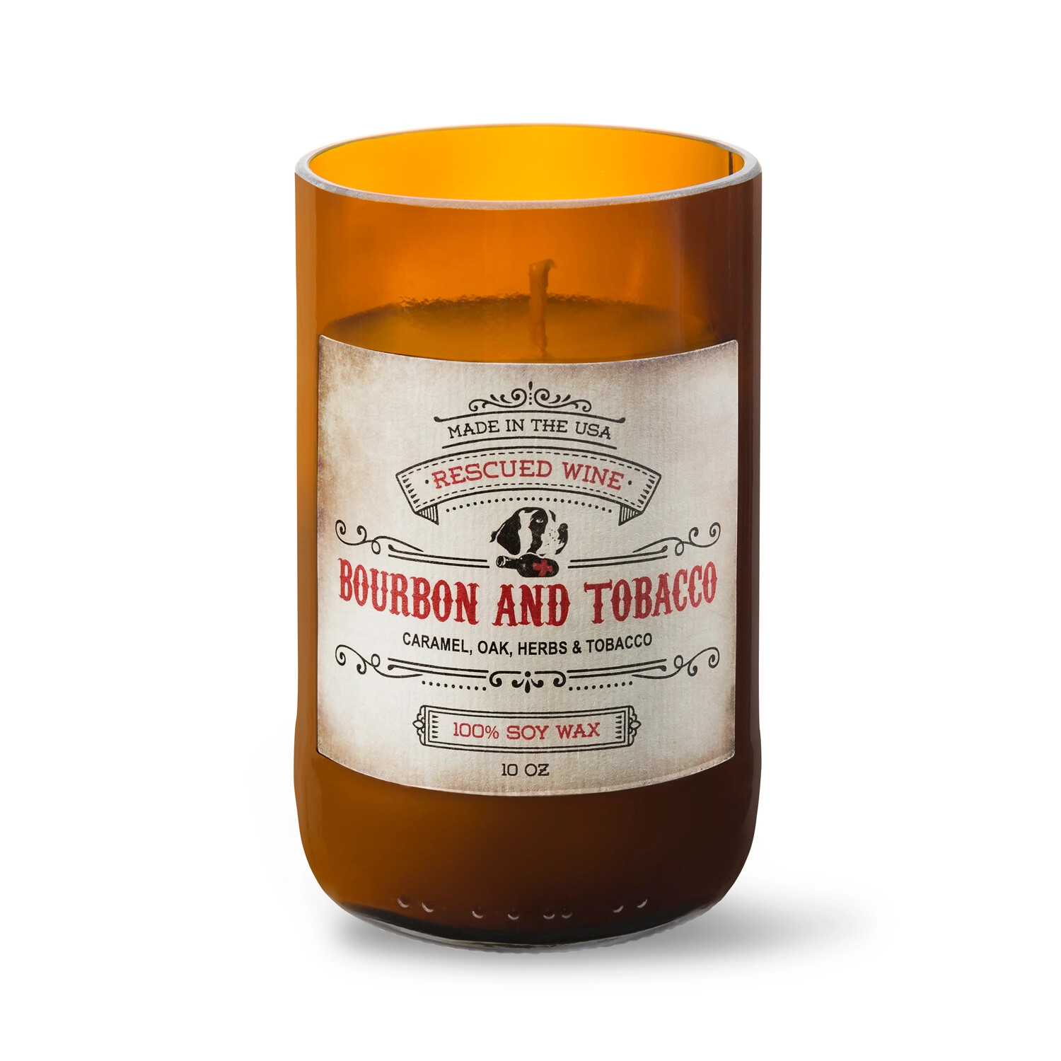 Bourbon and Tobacco Soy Candle 