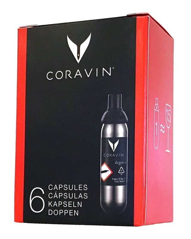 Coravin Pure Capsules - 6 Pack