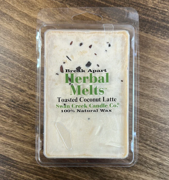 Toasted Coconut Latte Drizzle Melts