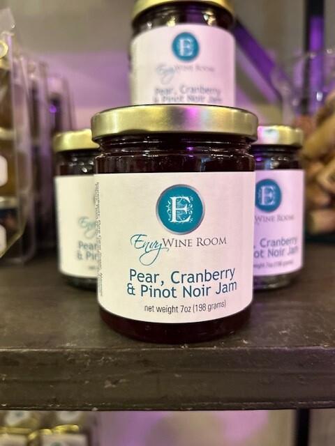 Pear Cranberry Pinot Noir Jam