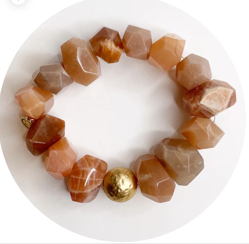 Desert Moonstone Nugget Bracelet