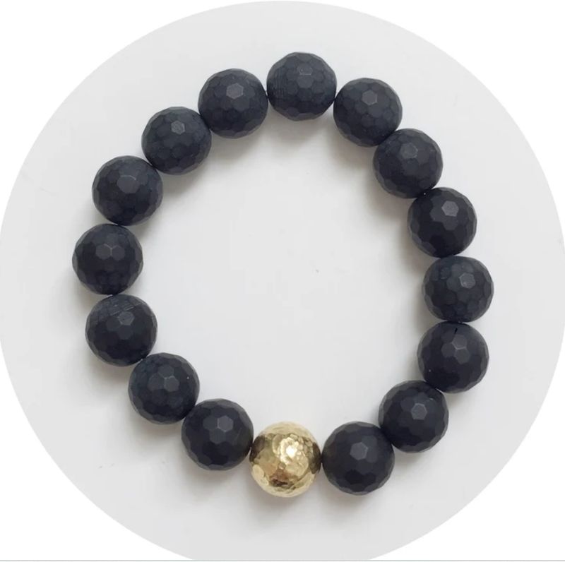 Matte Black Onyx Bracelet