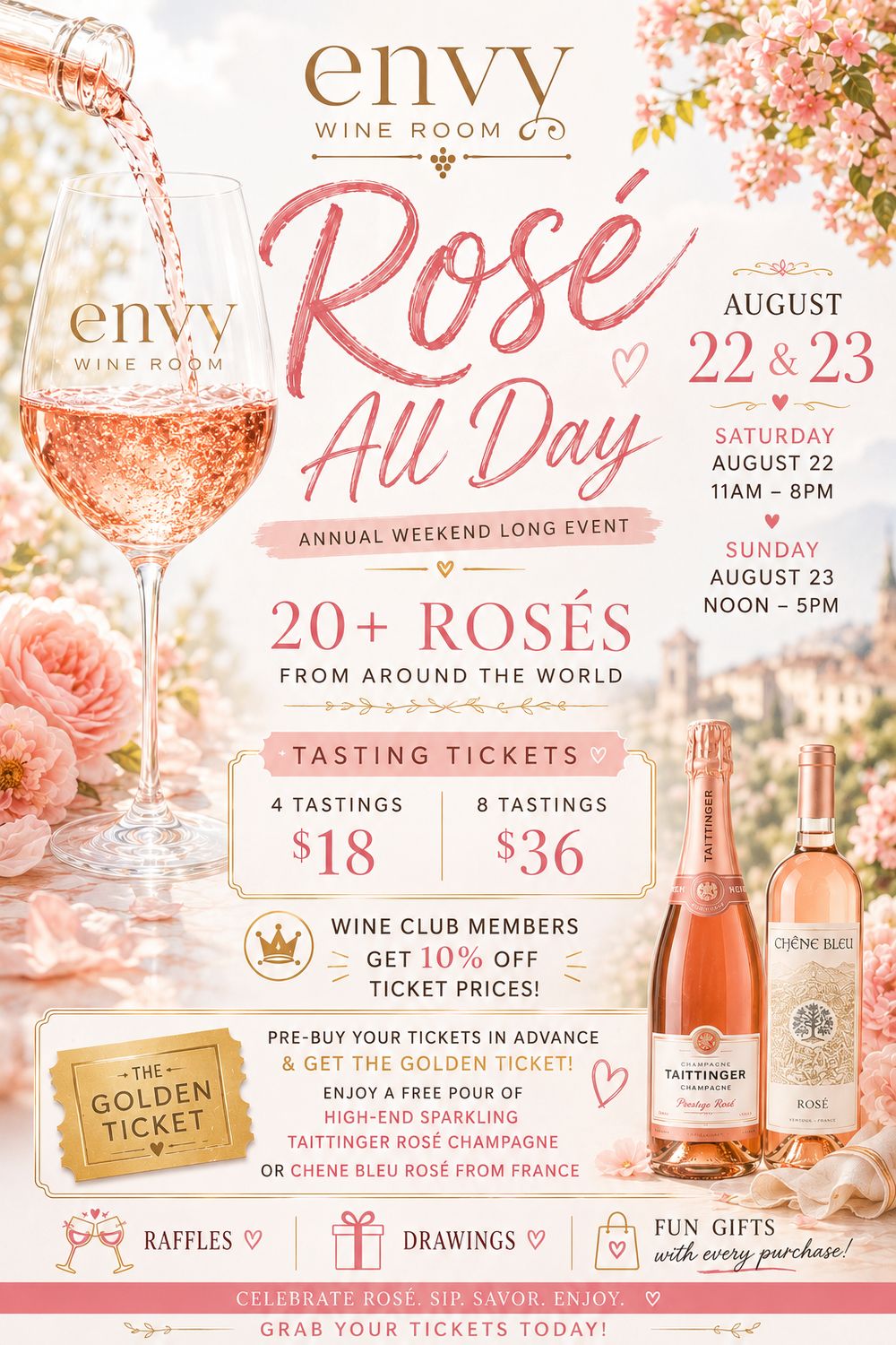 Annual Rose All Day Weekend Long Event
