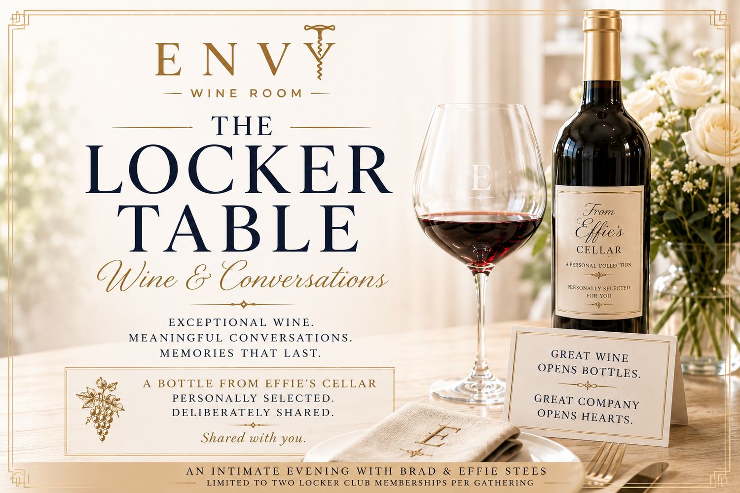 The Locker Table: A Bottle from Effie’s Cellar