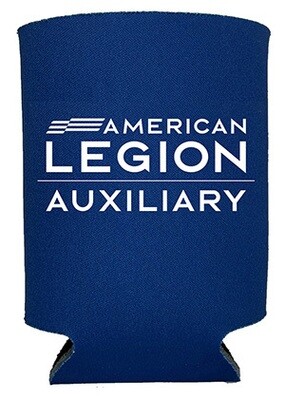 Auxiliary Logo Koozie
