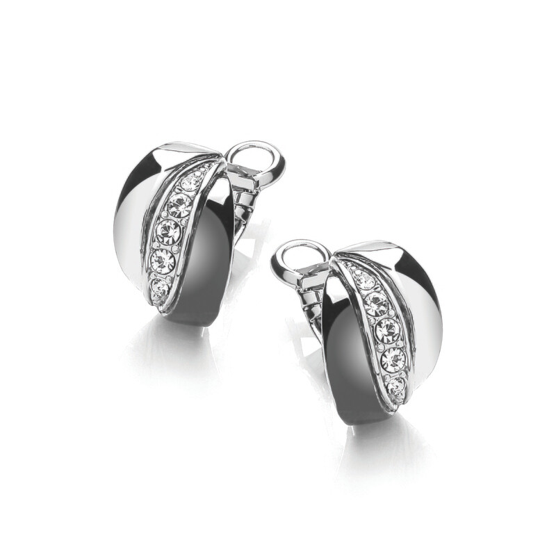 Buckley London® Midnight Russian Huggie Earrings