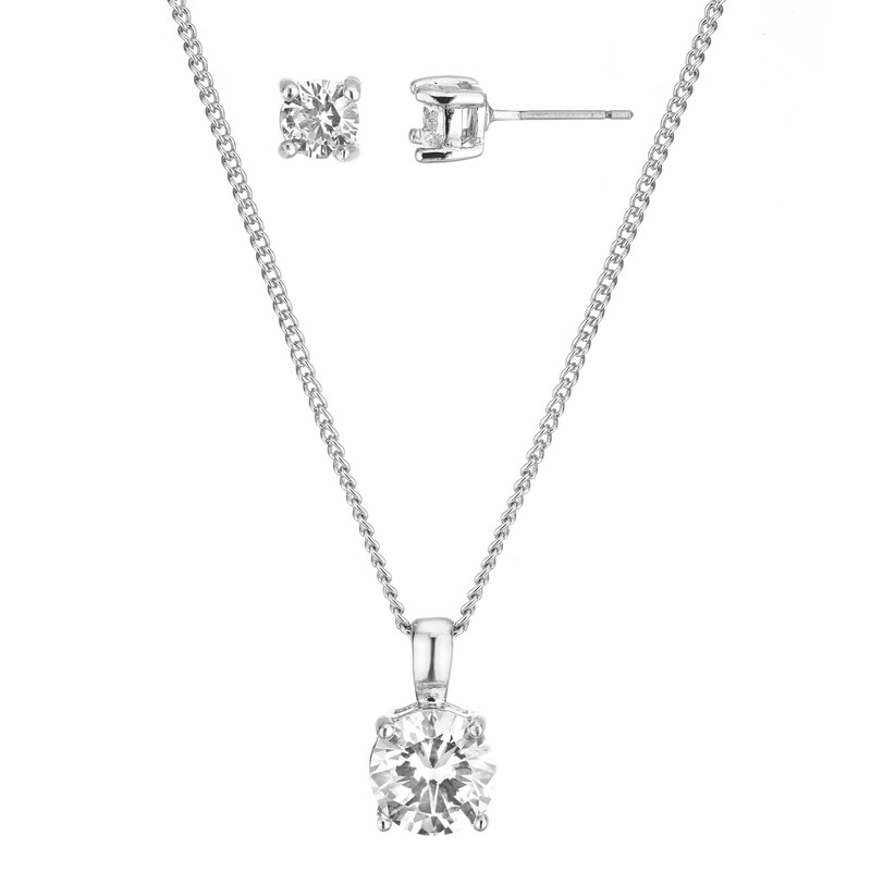 Buckley London® 4 Claw Cz Set