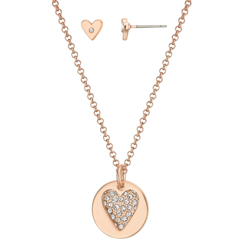 Buckley London® Crystal Heart Set