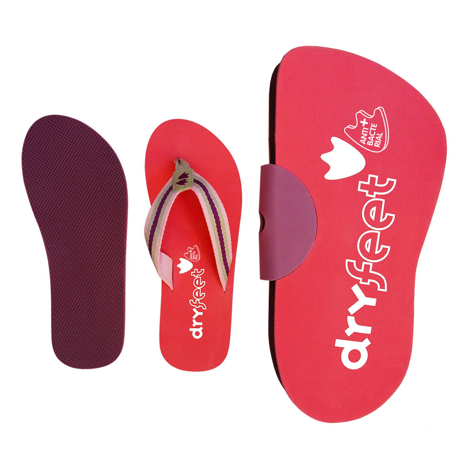 Dryfeet® Antibacterial Sandals &amp; Carpet Set - Women