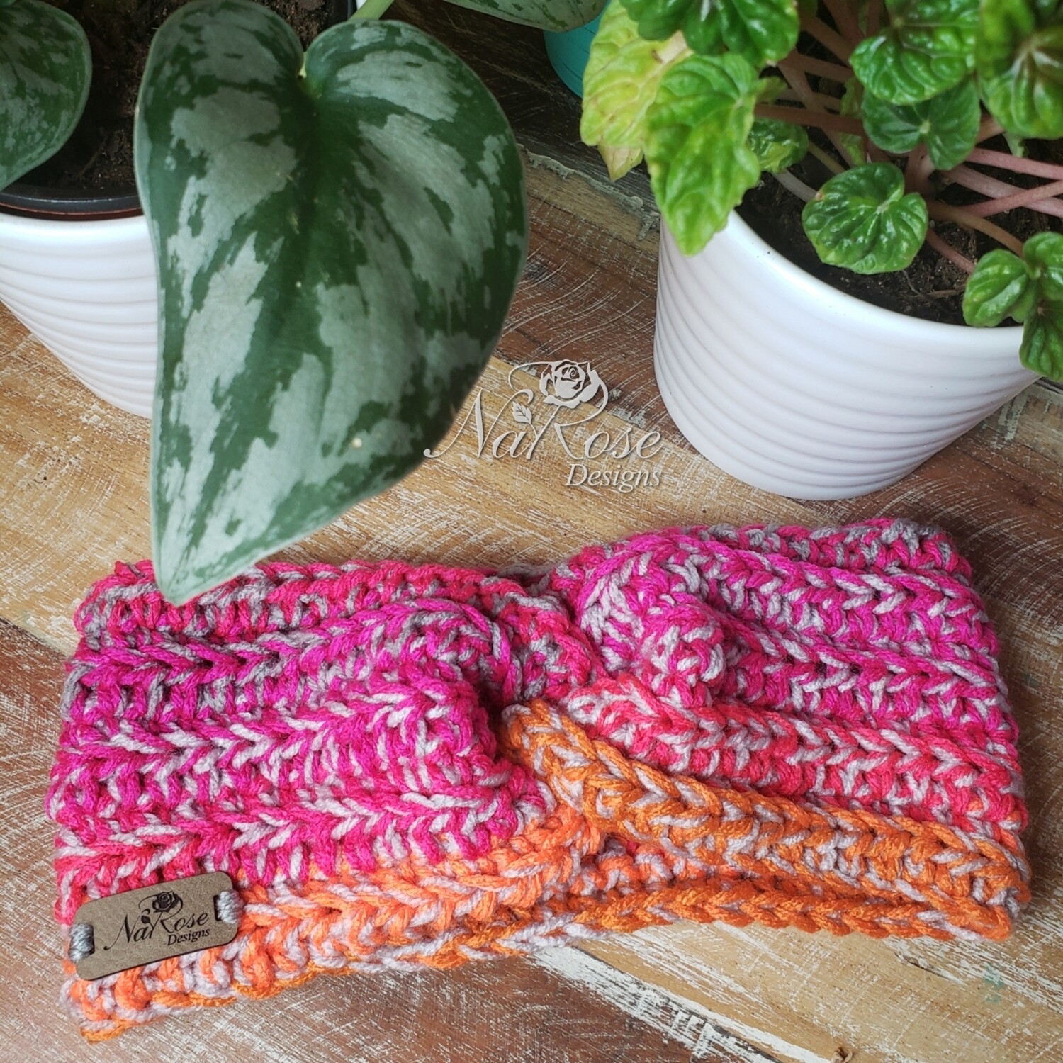 Child's Pink Ombre Earwarmer