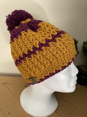 Purple And Gold Teen/Adult Hat